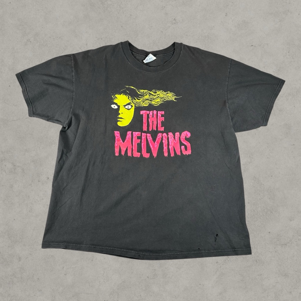 Vintage The Melvins Shirt Mens Xl Black 90s Sludge Maggot Bootlicker Crybaby